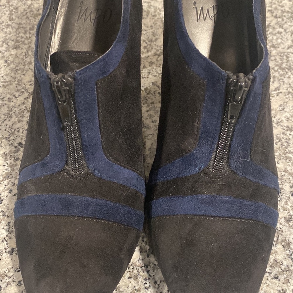 Impo Triumph Suede Booties with Zipper - Picture 4 of 10